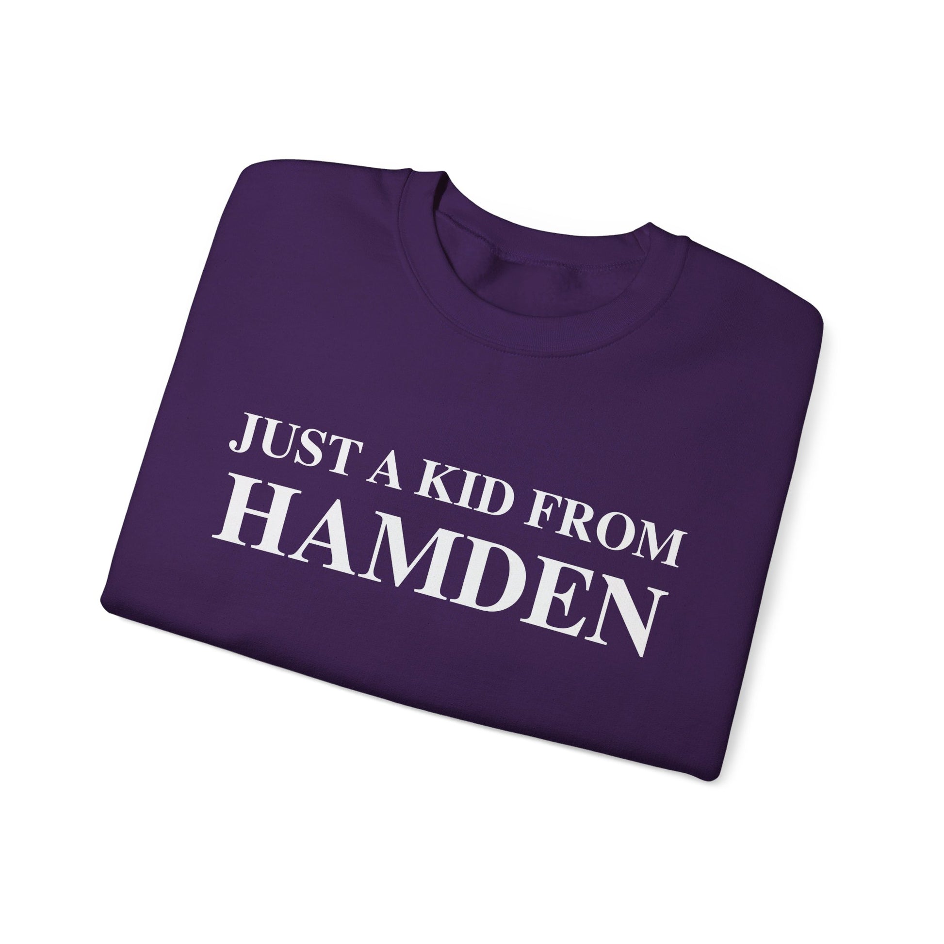Just a kid from hamden  // hamden CT sweatshirts // finding connecticut  