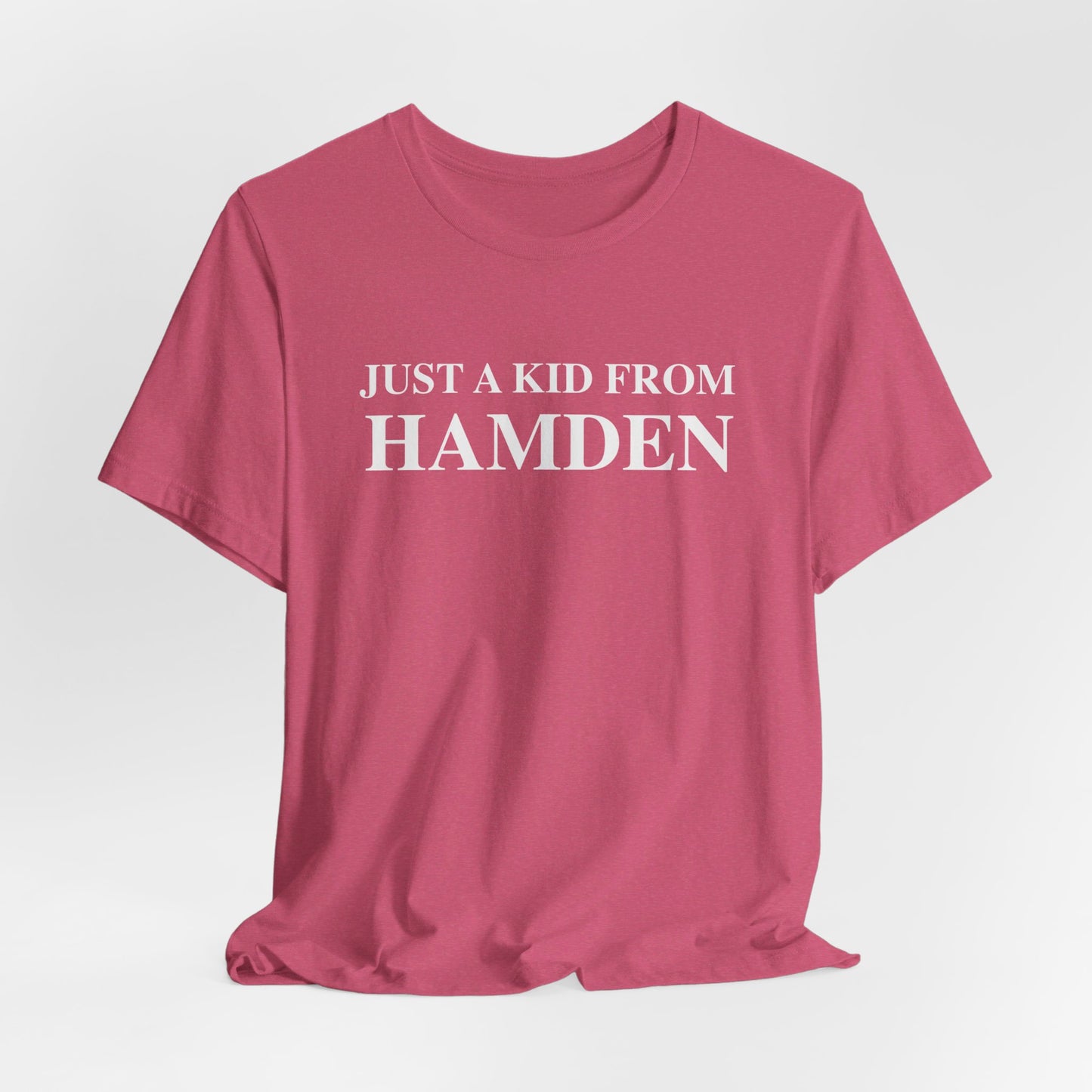 Just a kid from hamden  // hamden CT t shirts// finding connecticut  