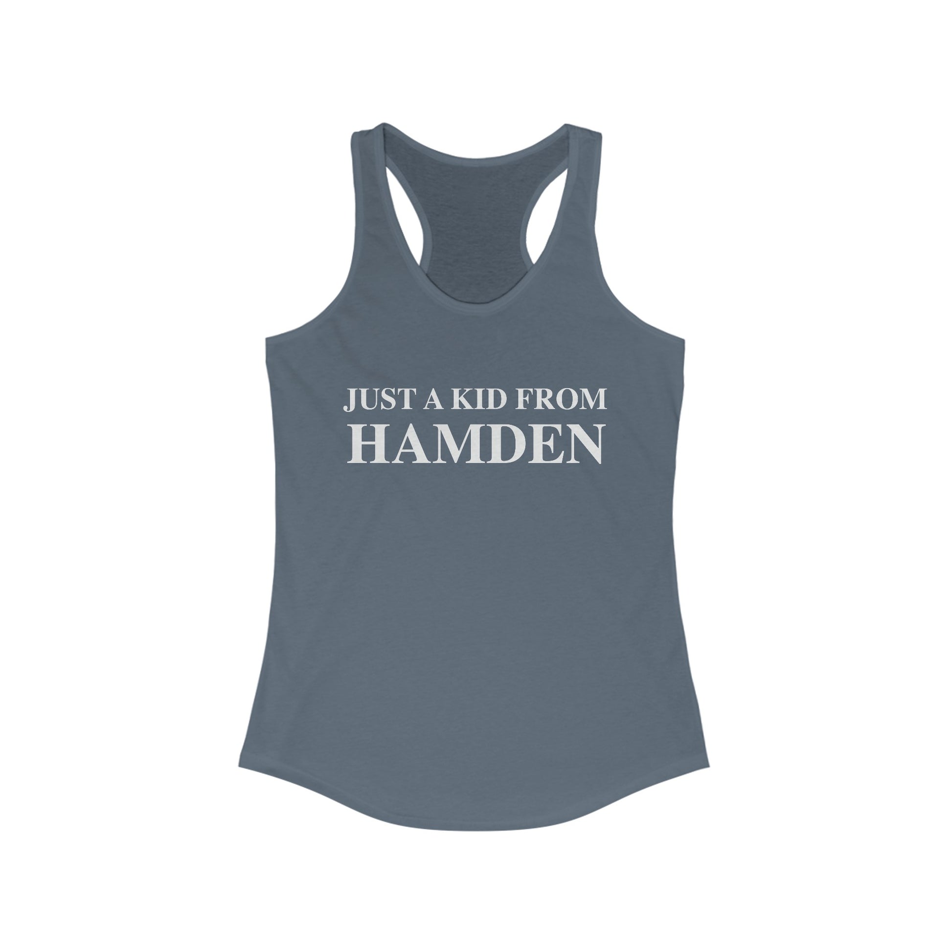 Just a kid from hamden  // hamden CT unisex womens tank top shirt  / finding connecticut  