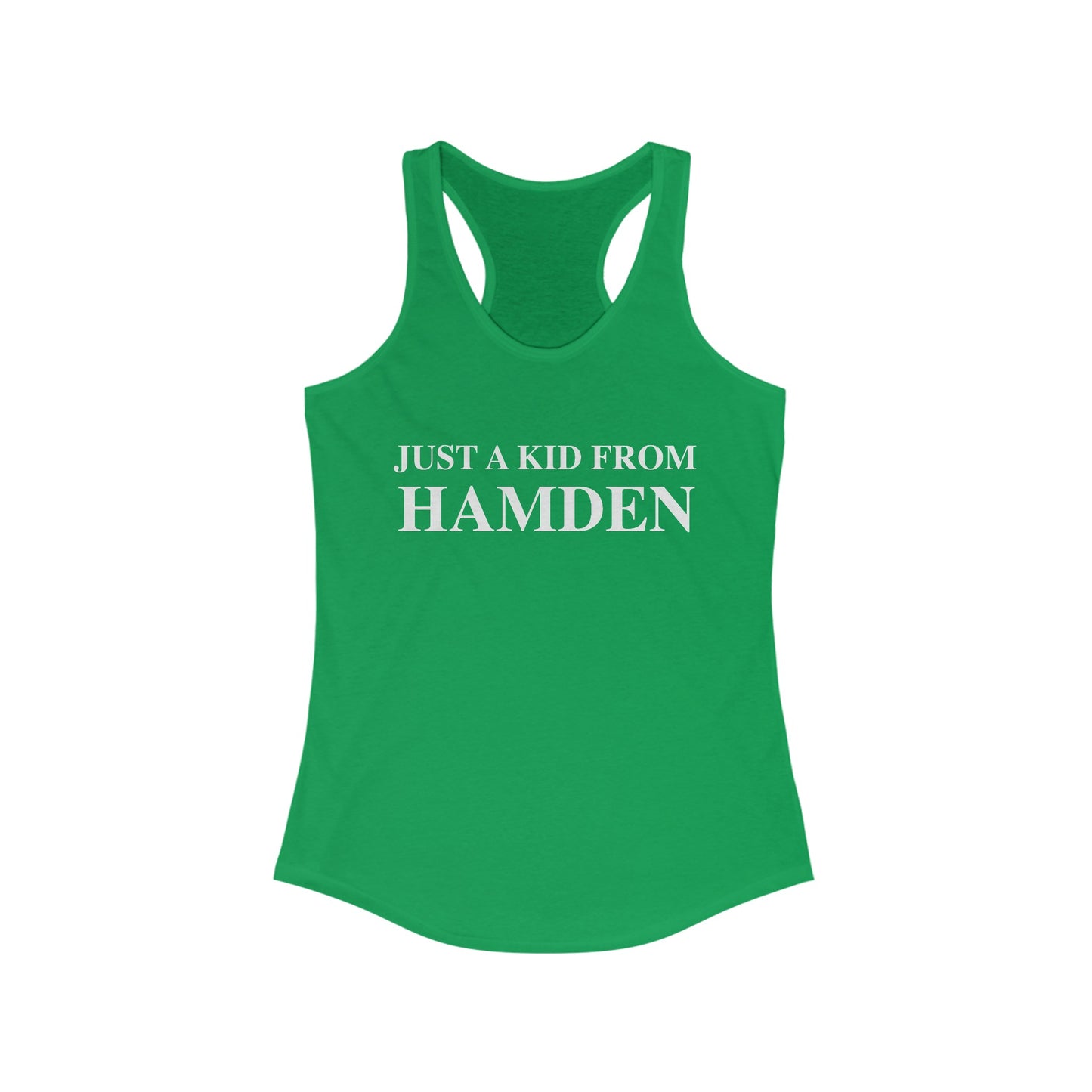  Just a kid from hamden  // hamden CT unisex womens tank top shirt  / finding connecticut  