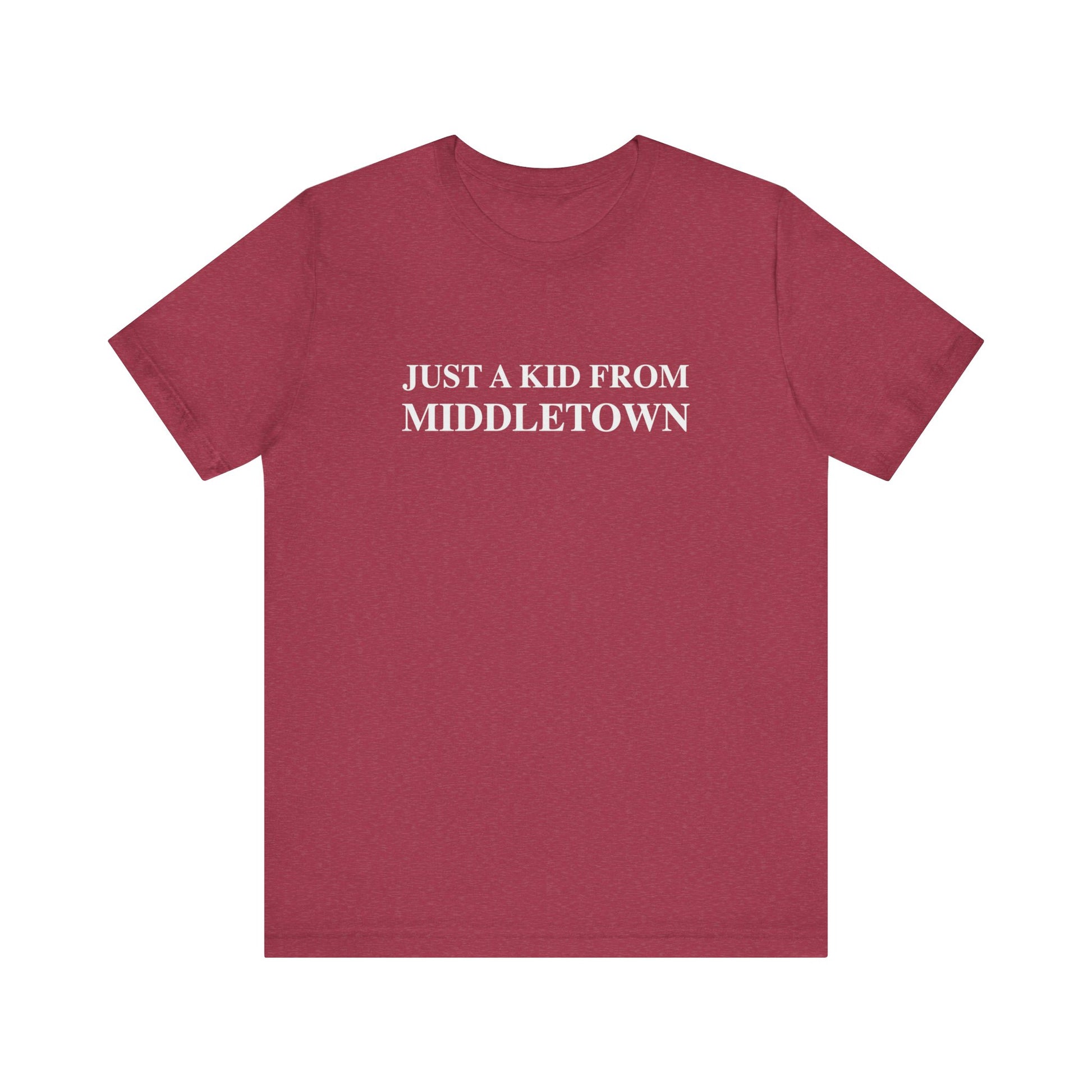 Just a kid from middletown // middletown CT unisex t shirt // finding connecticut