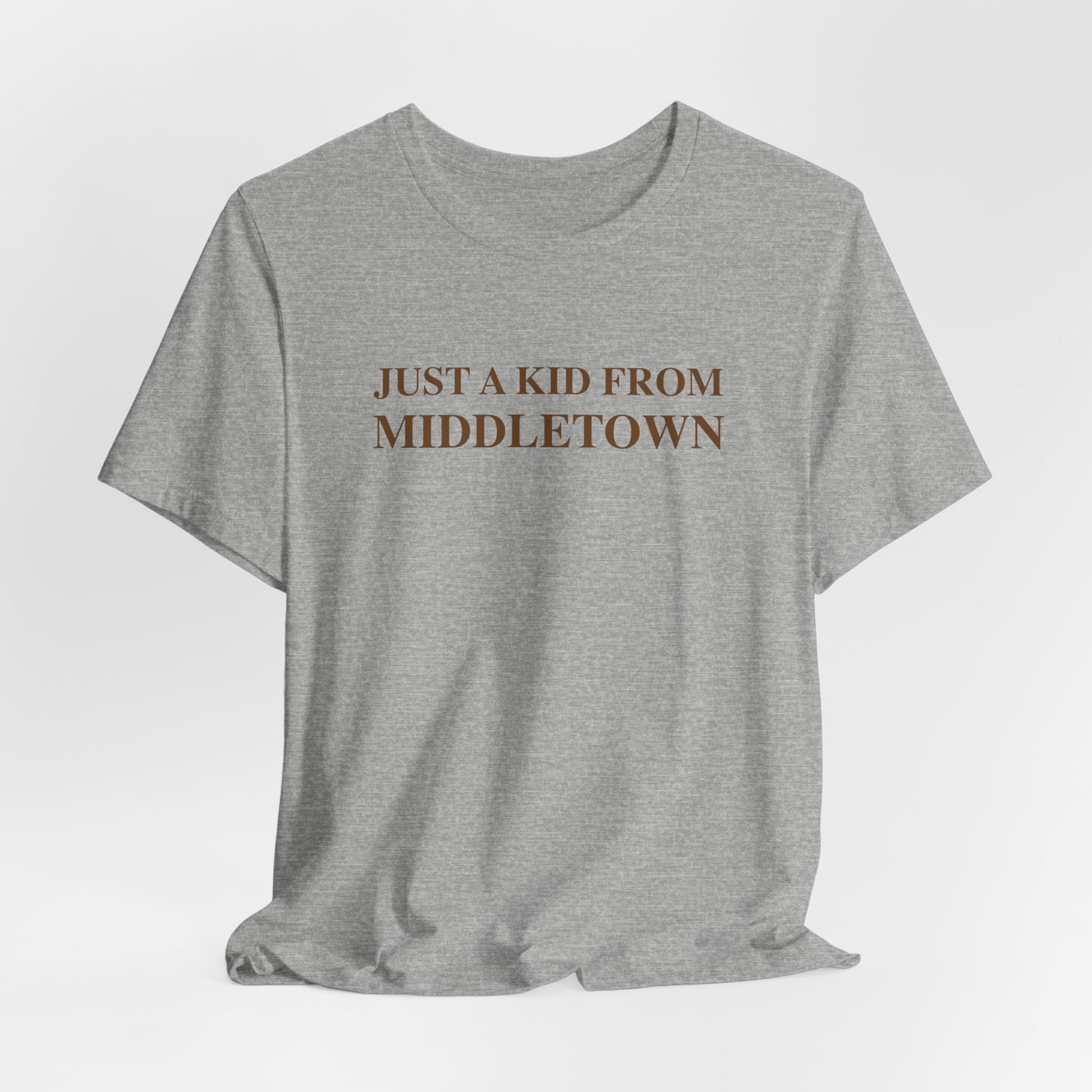 Just a kid from middletown // middletown Connecticut unisex t shirt // finding connecticut