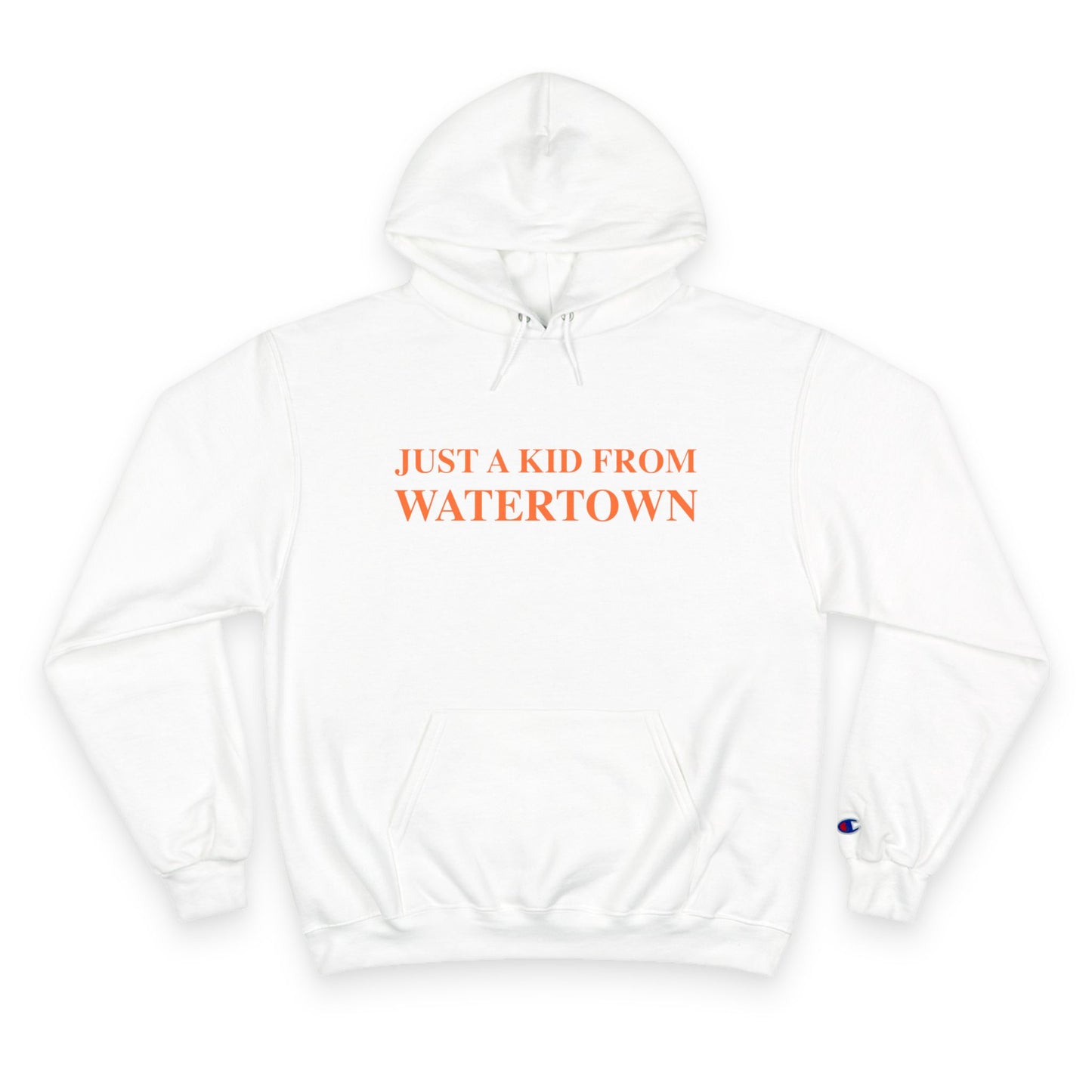 Just a kid from watertown // watertown connecticut champion hoodie sweatshirt // finding connecticut 