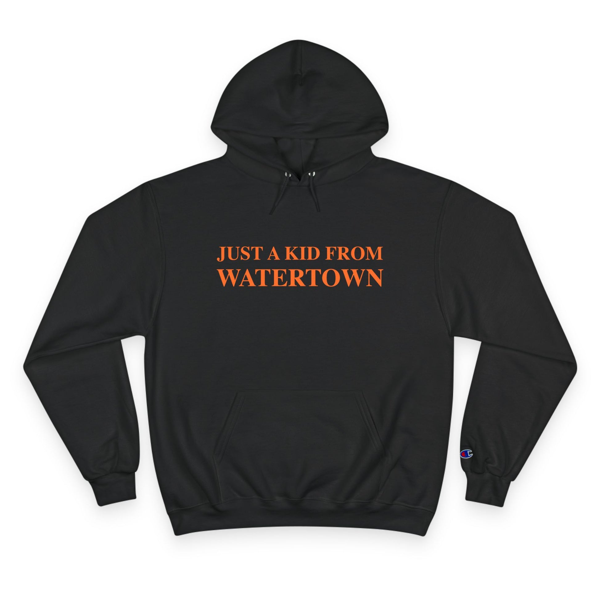 Just a kid from watertown // watertown connecticut champion hoodie sweatshirt // finding connecticut 
