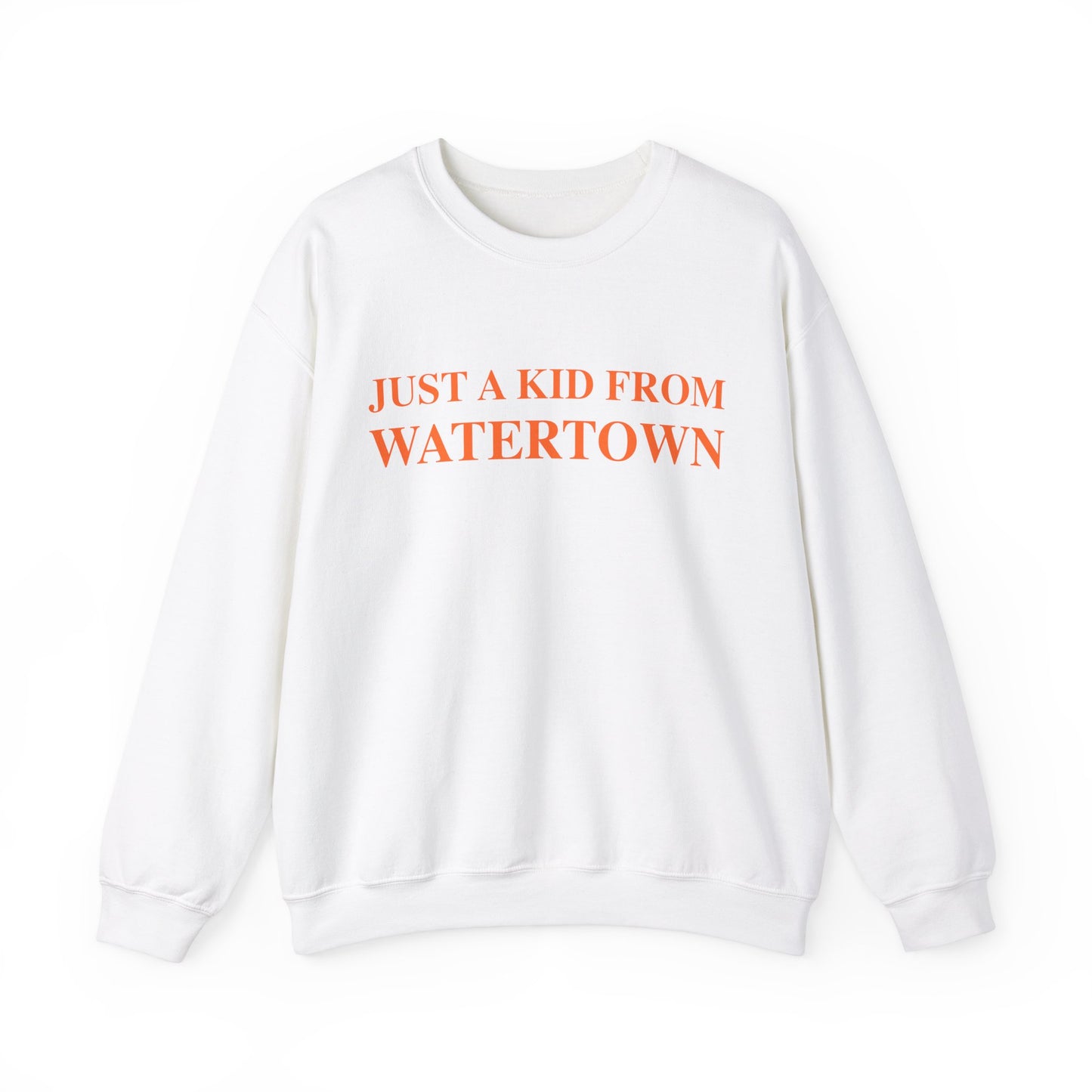 Just a kid from watertown // watertown connecticut unisex sweatshirts  // finding connecticut 