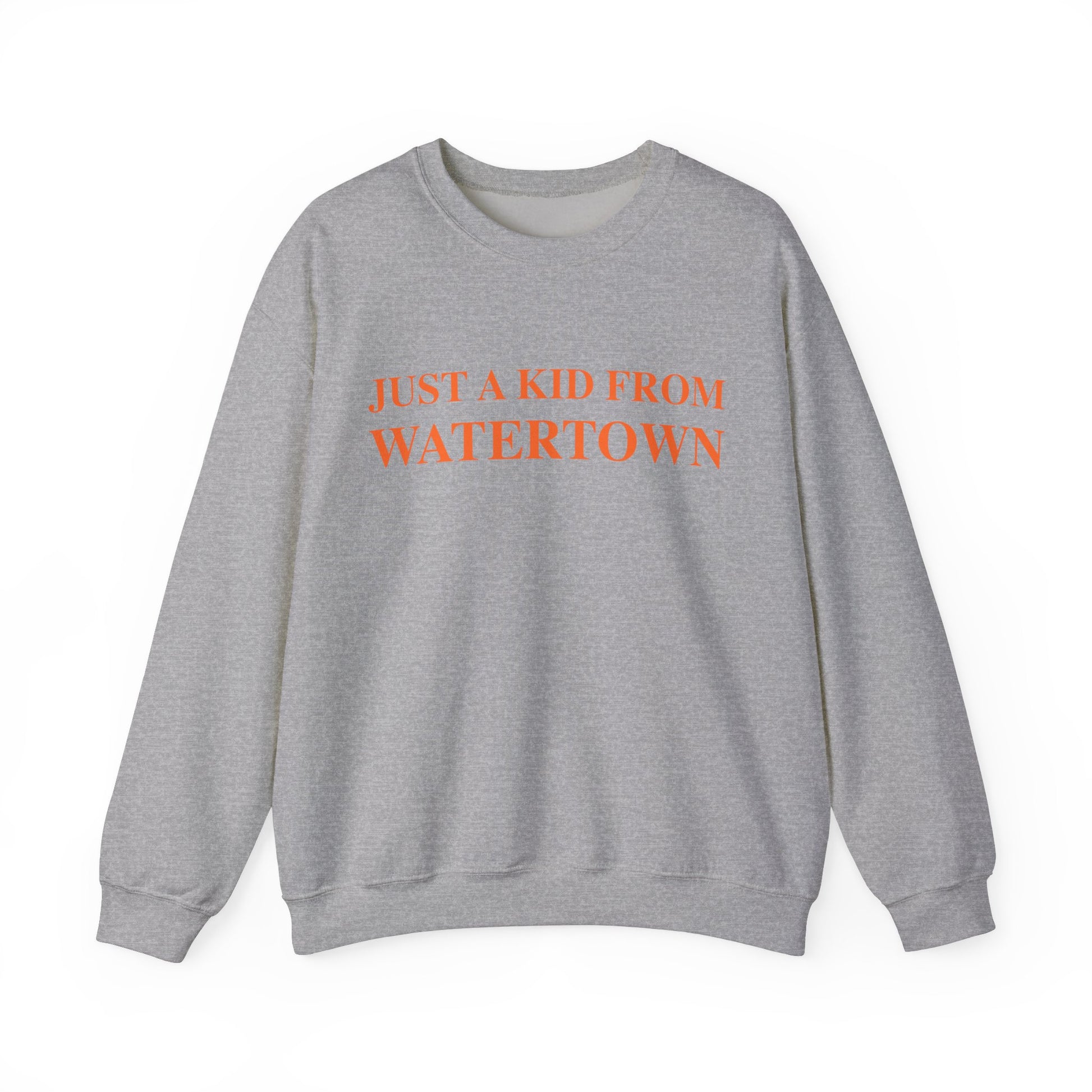 Just a kid from watertown // watertown connecticut unisex sweatshirts  // finding connecticut 