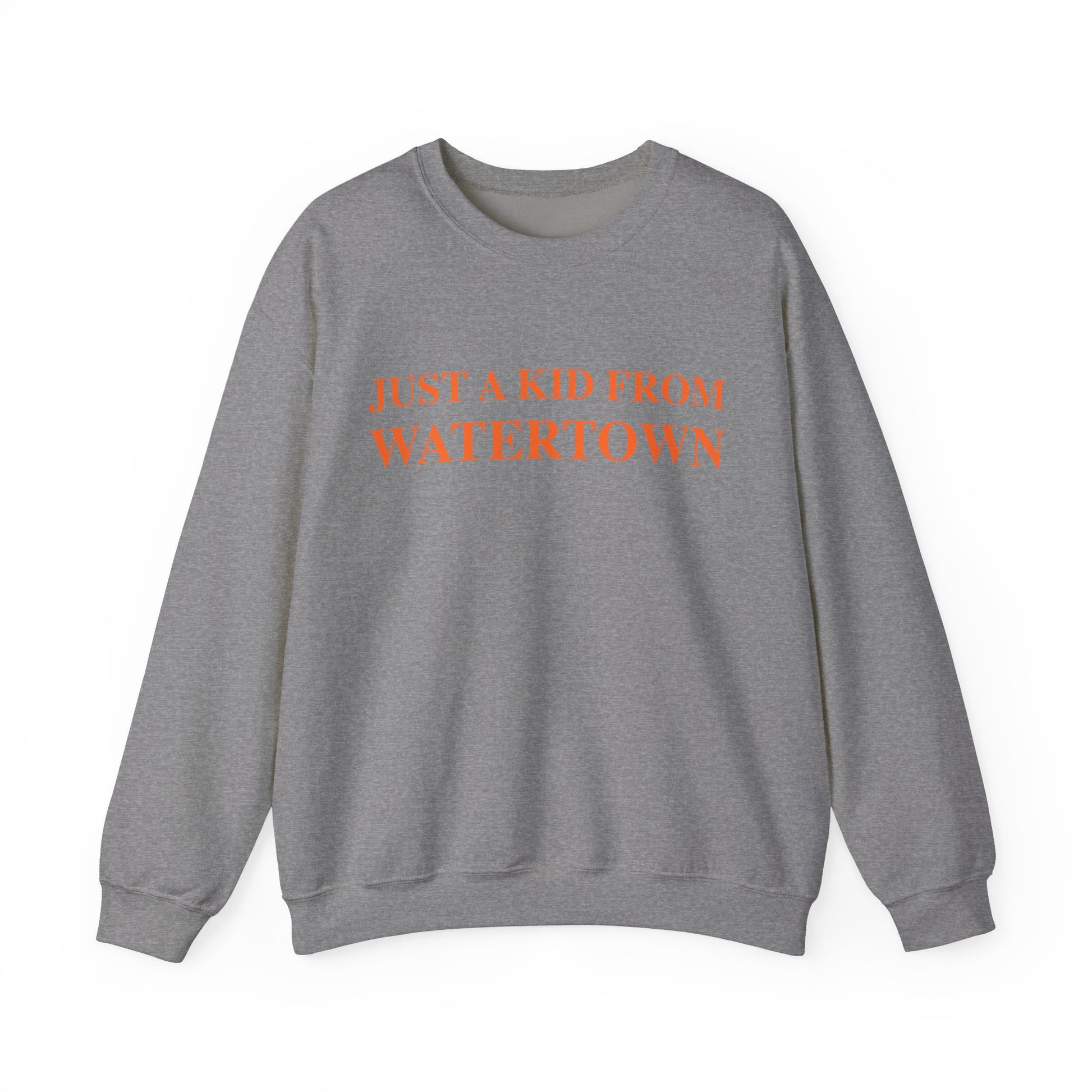Just a kid from watertown // watertown connecticut unisex sweatshirts  // finding connecticut 