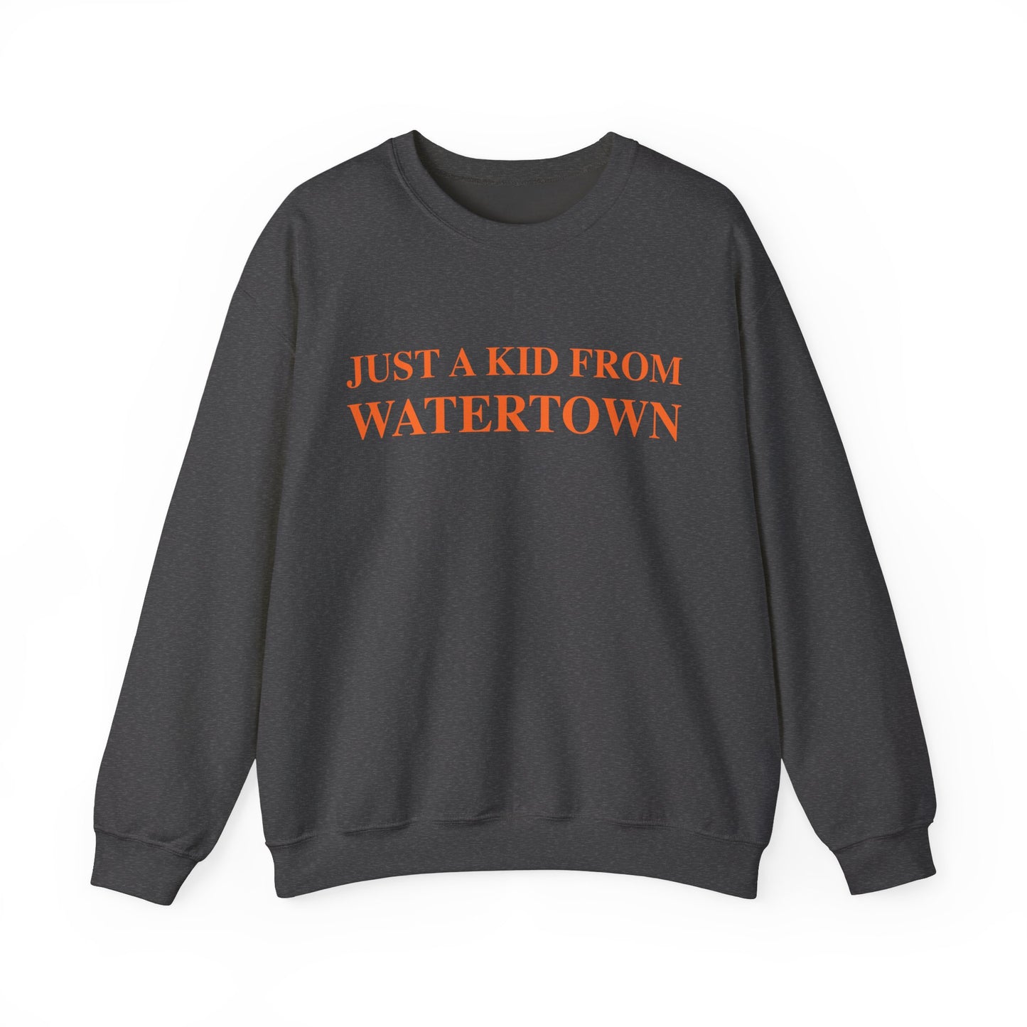 Just a kid from watertown // watertown connecticut unisex sweatshirts  // finding connecticut 