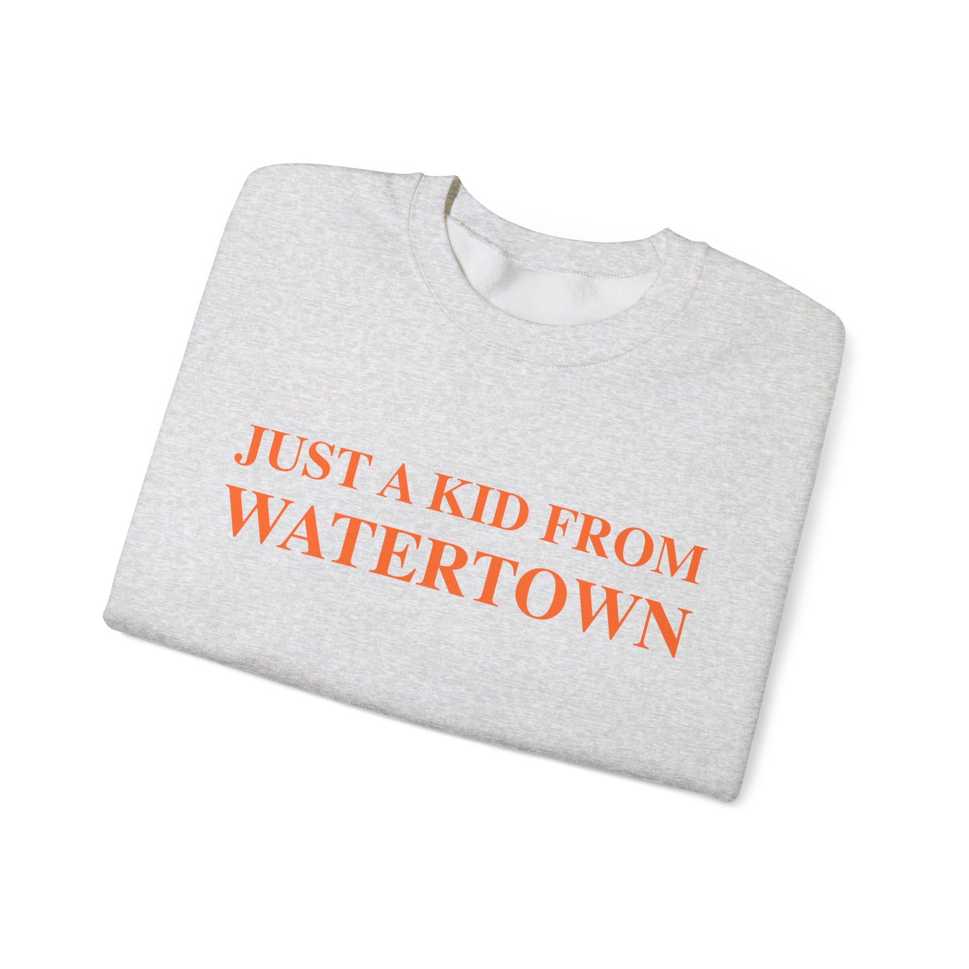 Just a kid from watertown // watertown connecticut unisex sweatshirts  // finding connecticut 