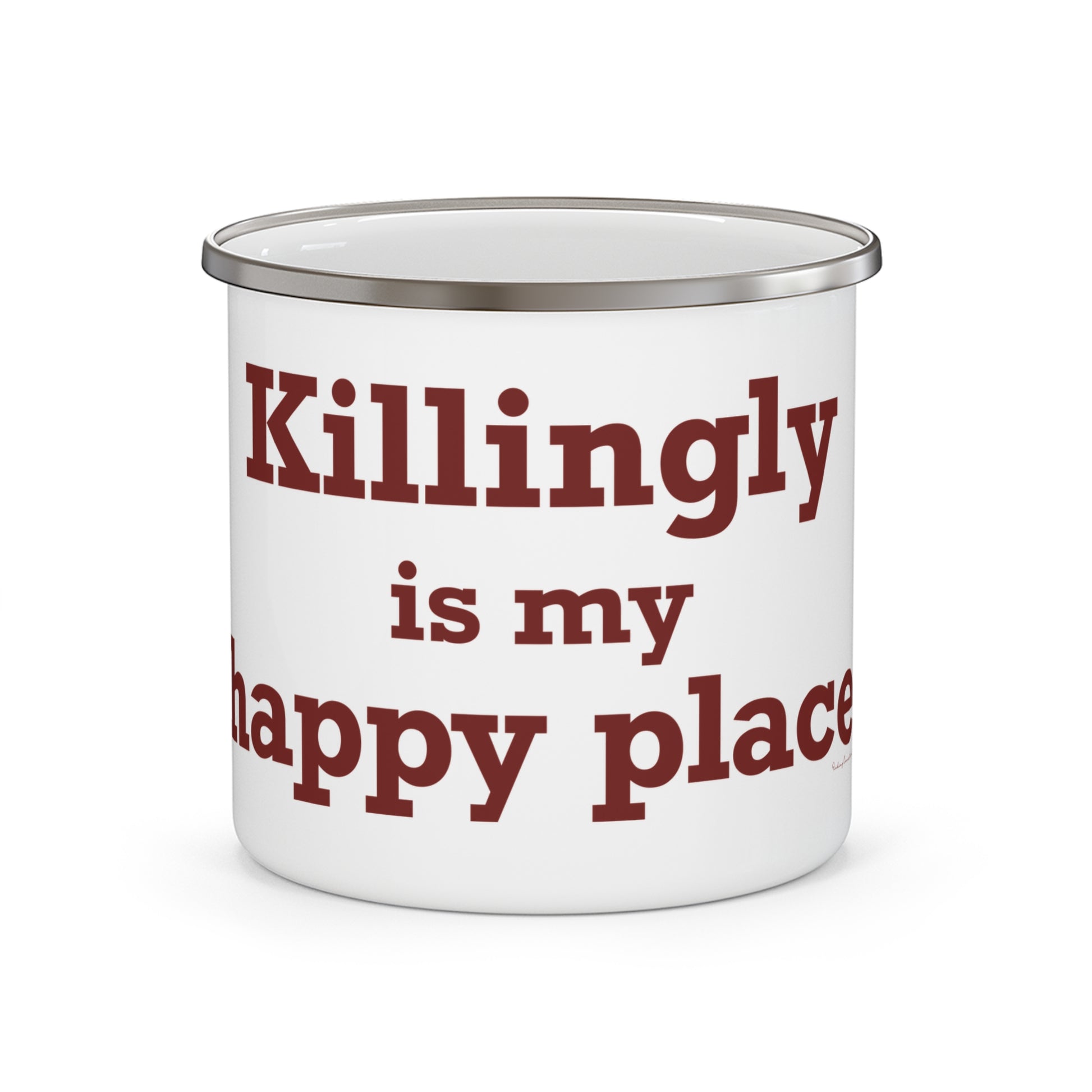 Killingly is my happly place // killingly connecticut camping mug // killingly connecticut gifts and merch // finding connecticut 
