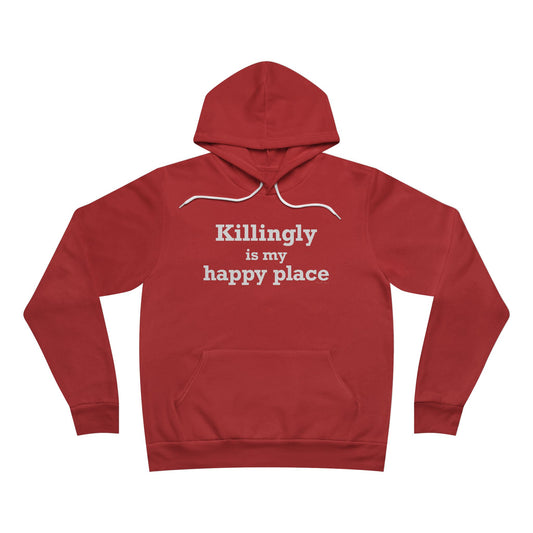 Killingly is my happy place hoodie sweatshirt // killinghly conencticut shirts // killingly connecticut gifts and merch // finding connecticut