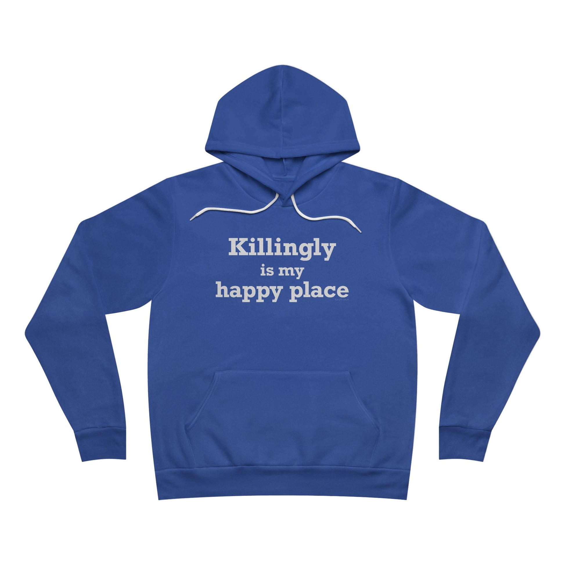 Killingly is my happy place hoodie sweatshirt // killinghly conencticut shirts // killingly connecticut gifts and merch // finding connecticut