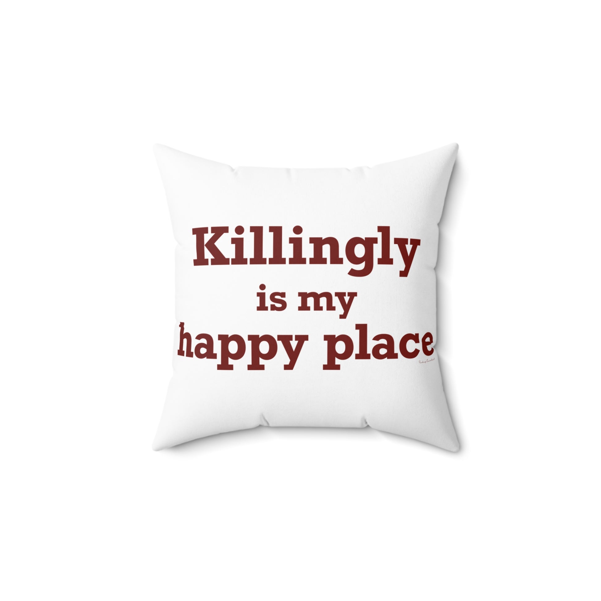 Killingly is my happy place // killingly connecnticut pillow and home decor // killingly connecticut gifts and merch // finding connecticut 