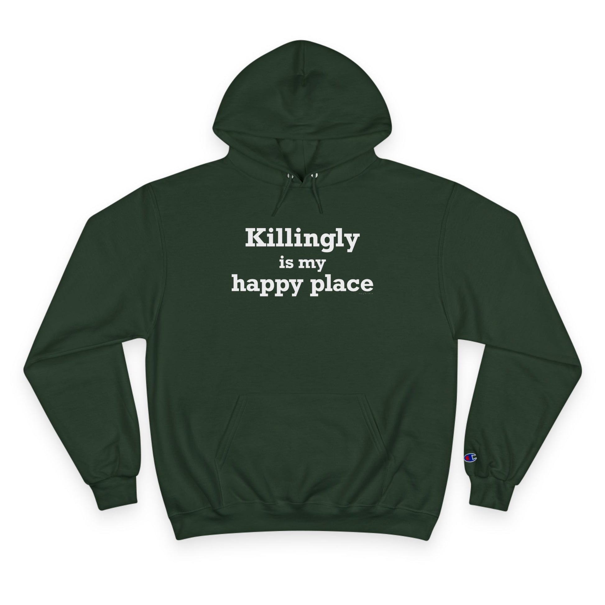 Killingly is my happy place // killingly ct hoodie sweatshirts // killingly ct gifts and merch // finding connecticut  0