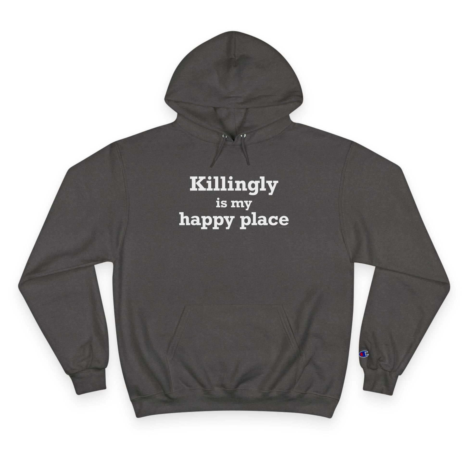 Killingly is my happy place // killingly ct hoodie sweatshirts // killingly ct gifts and merch // finding connecticut  0