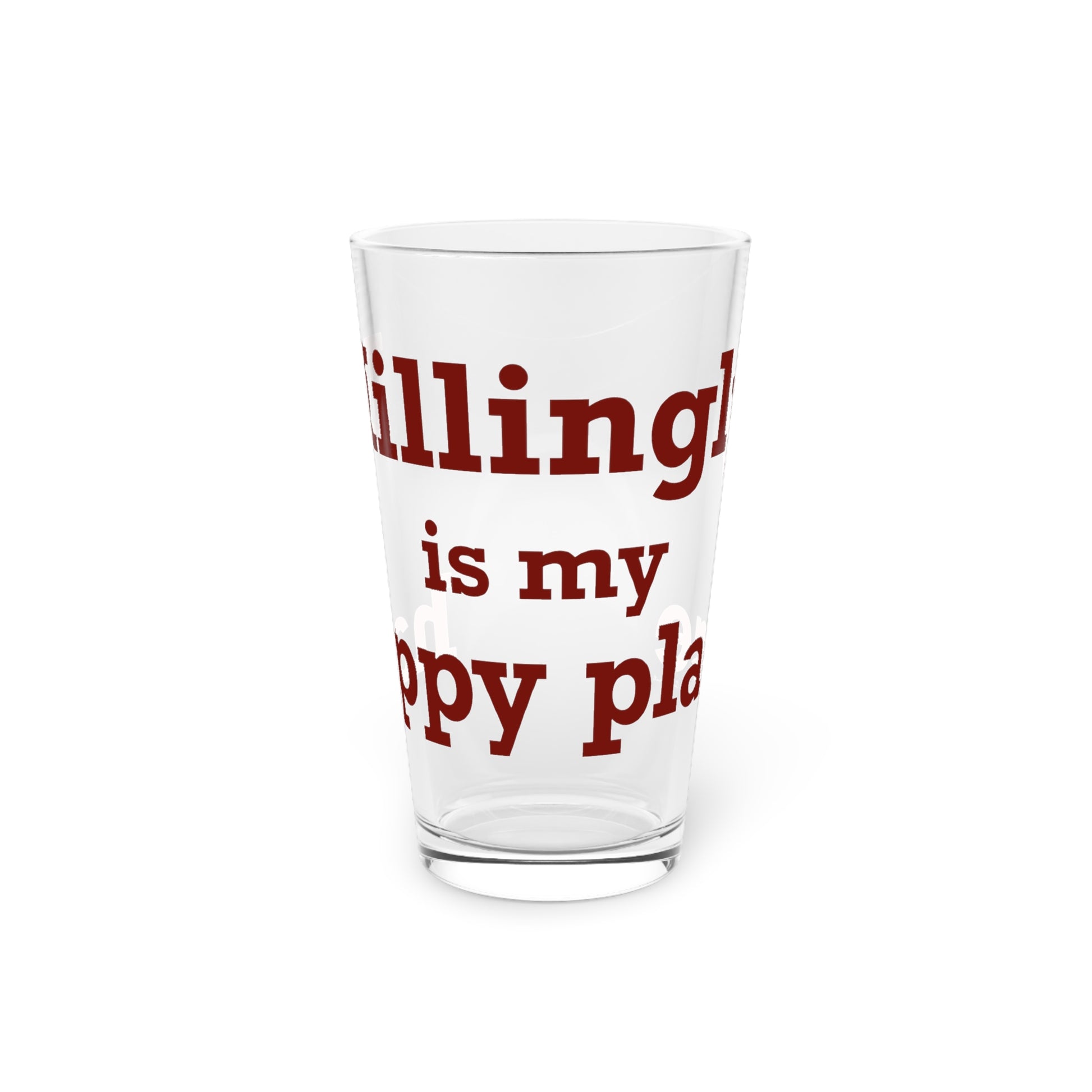 Killingly is my happy place // killingly pint glass and drinkware // killingly connecticut gifts and merch // finding connecticut 