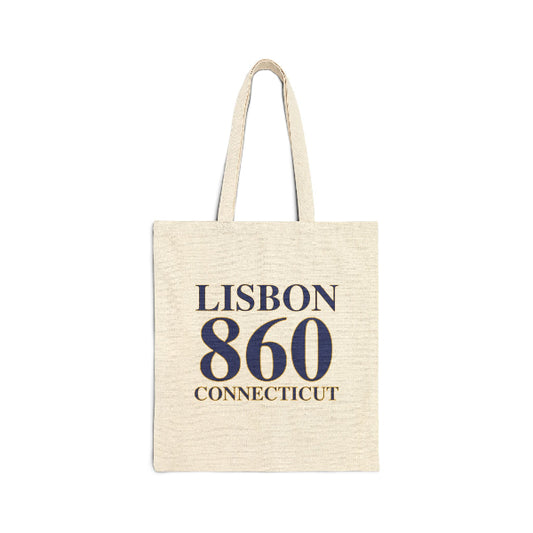 Lisbon 860 Connecticut tote bag // lisbon connecticut gifts and merch // finding connecticut 