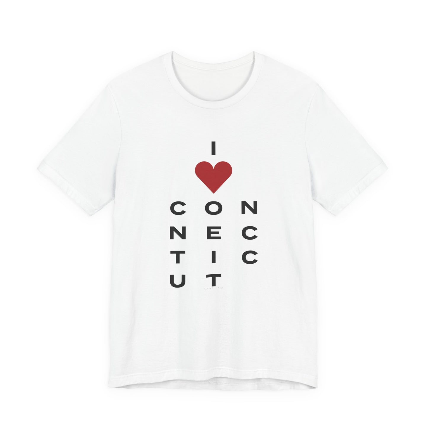 Love Connecticut / Connecticut unisex t-shirt  // connecticut gifts and merch // finding connecticut 