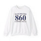 Manchester 860 Connecticut // Manchester Connecticut unisex sweatshirt // finding connecticut 