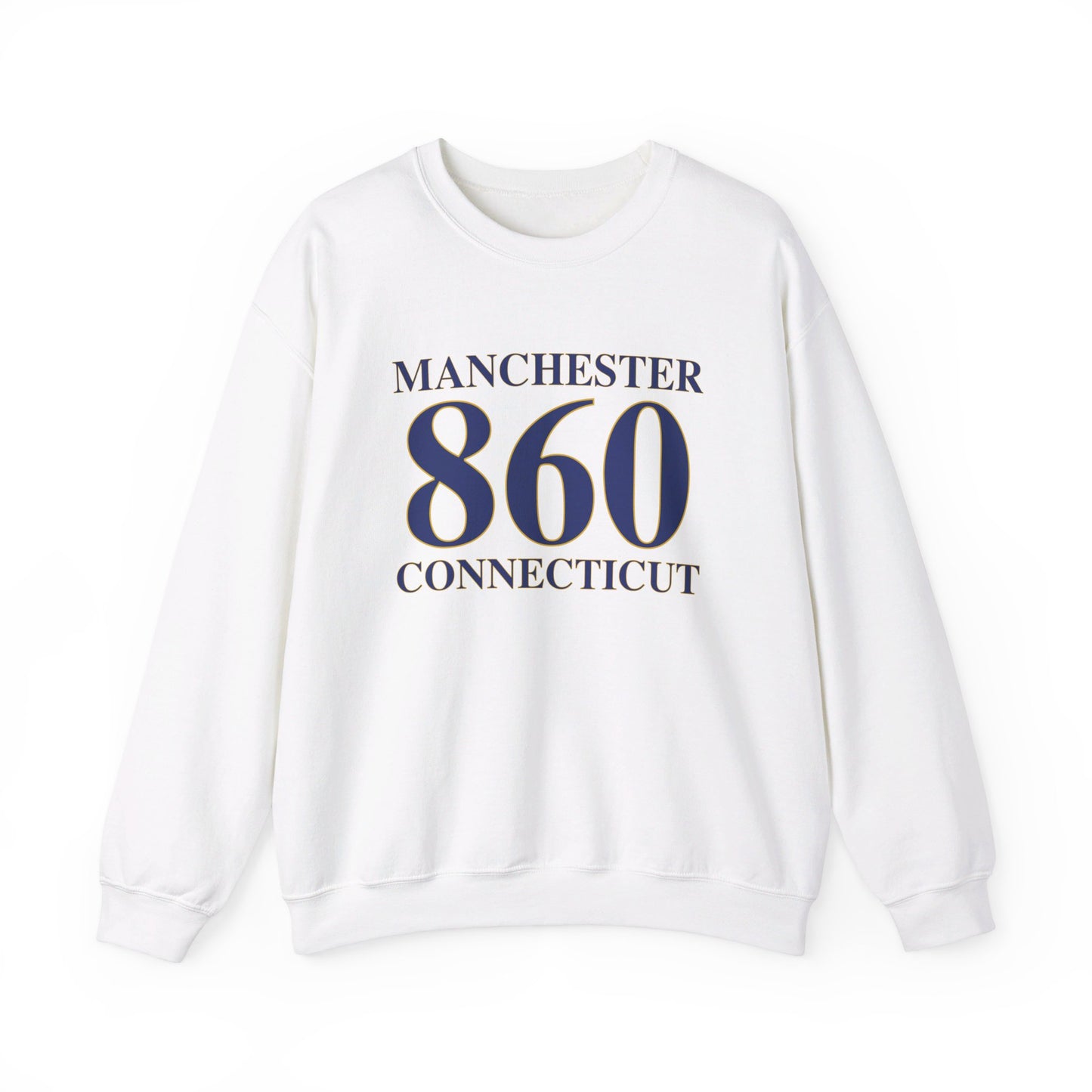 Manchester 860 Connecticut // Manchester Connecticut unisex sweatshirt // finding connecticut 
