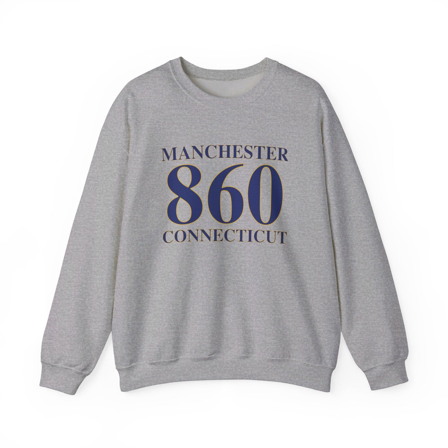 Manchester 860 Connecticut // Manchester Connecticut unisex sweatshirt // finding connecticut 