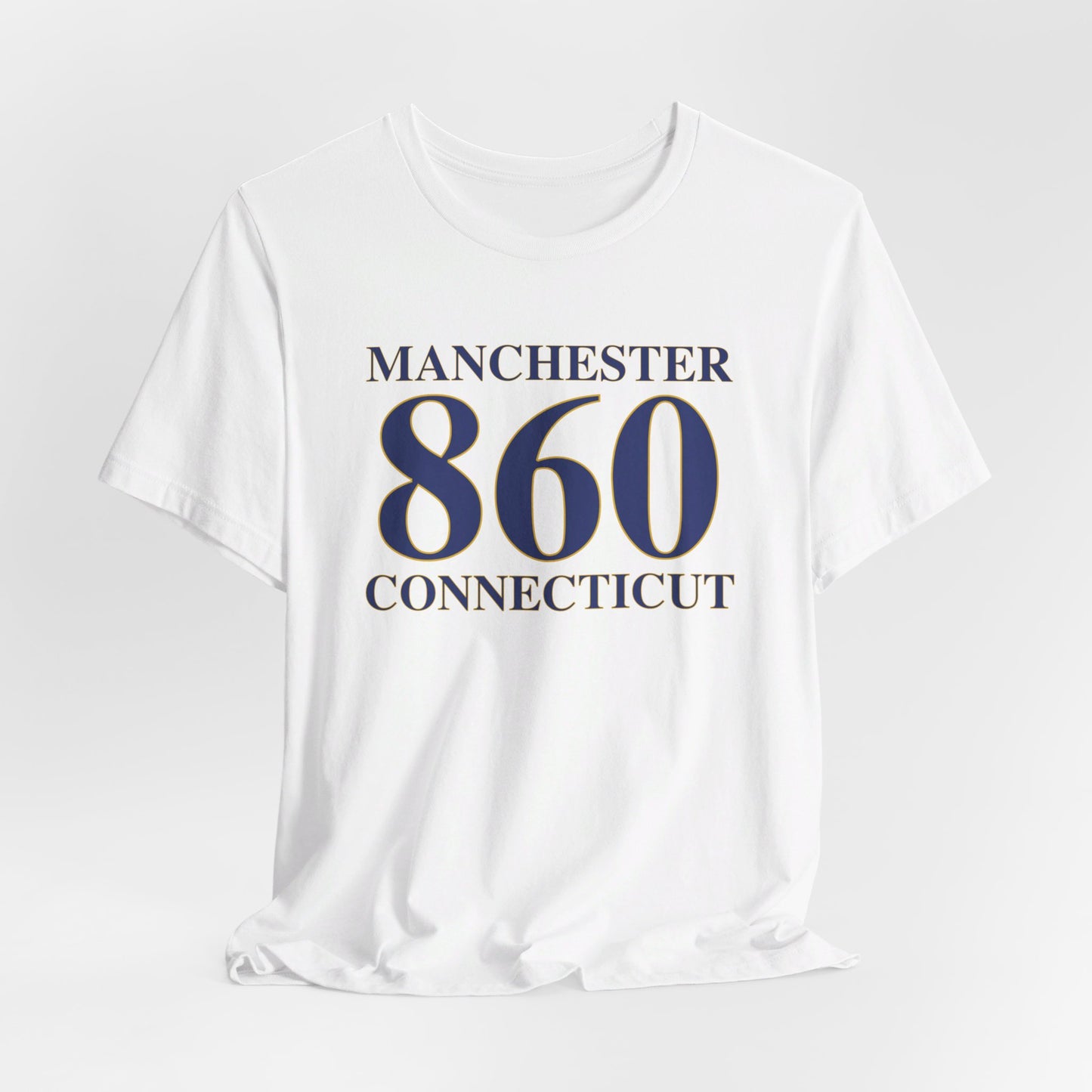 Manchester 860 Connecticut // Manchester Connecticut unisex t shirt // finding connecticut 