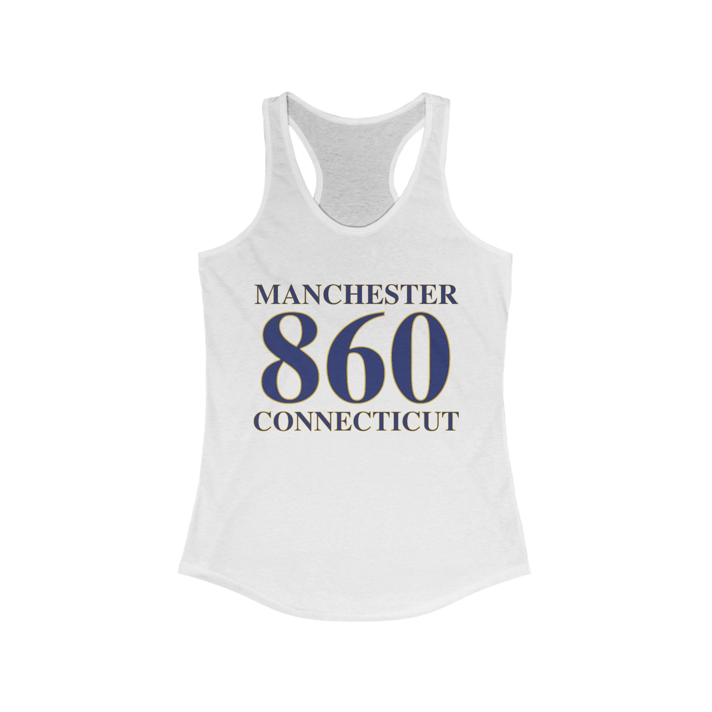 Manchester 860 Connecticut // Manchester Connecticut women's tank top shirt  // finding connecticut 