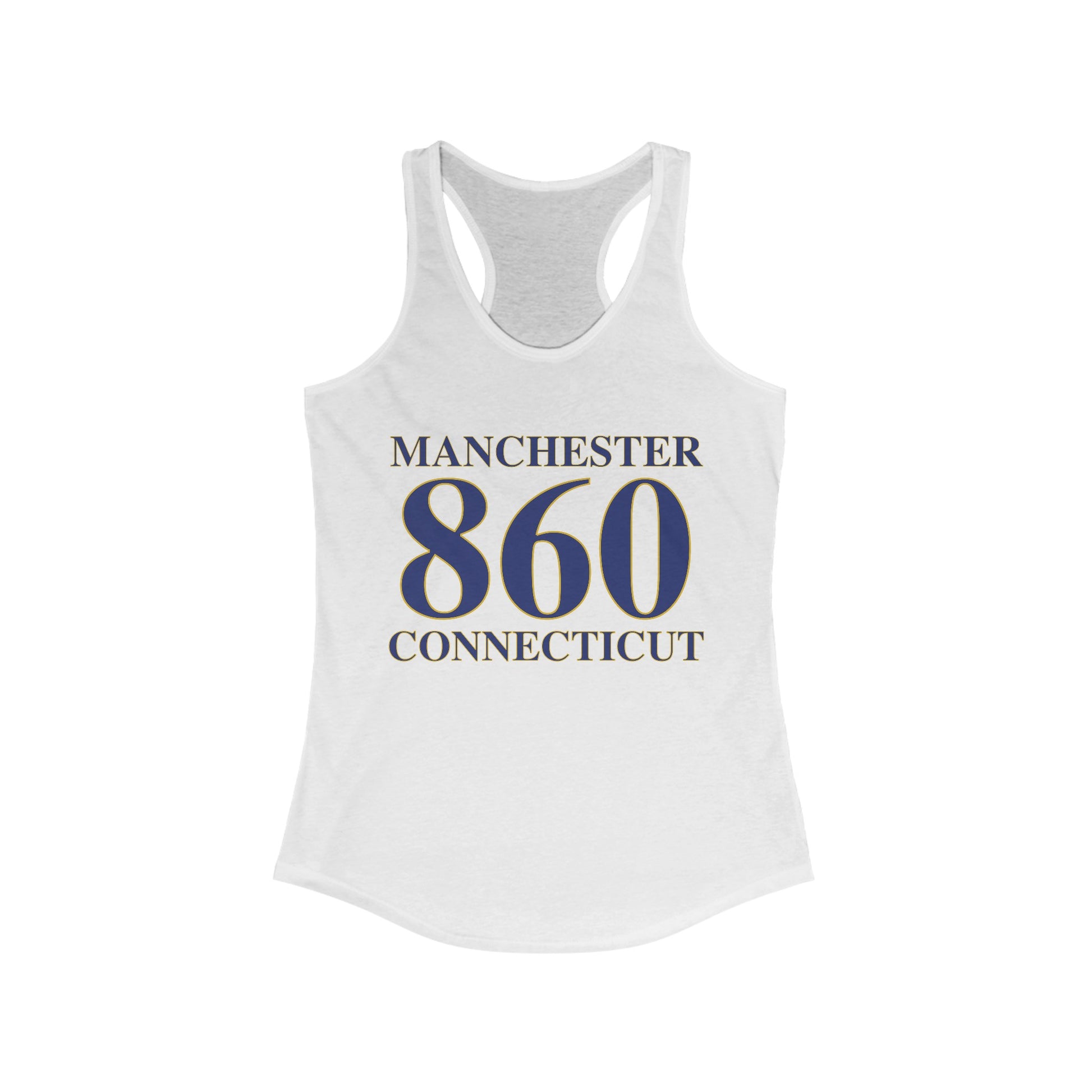 Manchester 860 Connecticut // Manchester Connecticut women's tank top shirt  // finding connecticut 