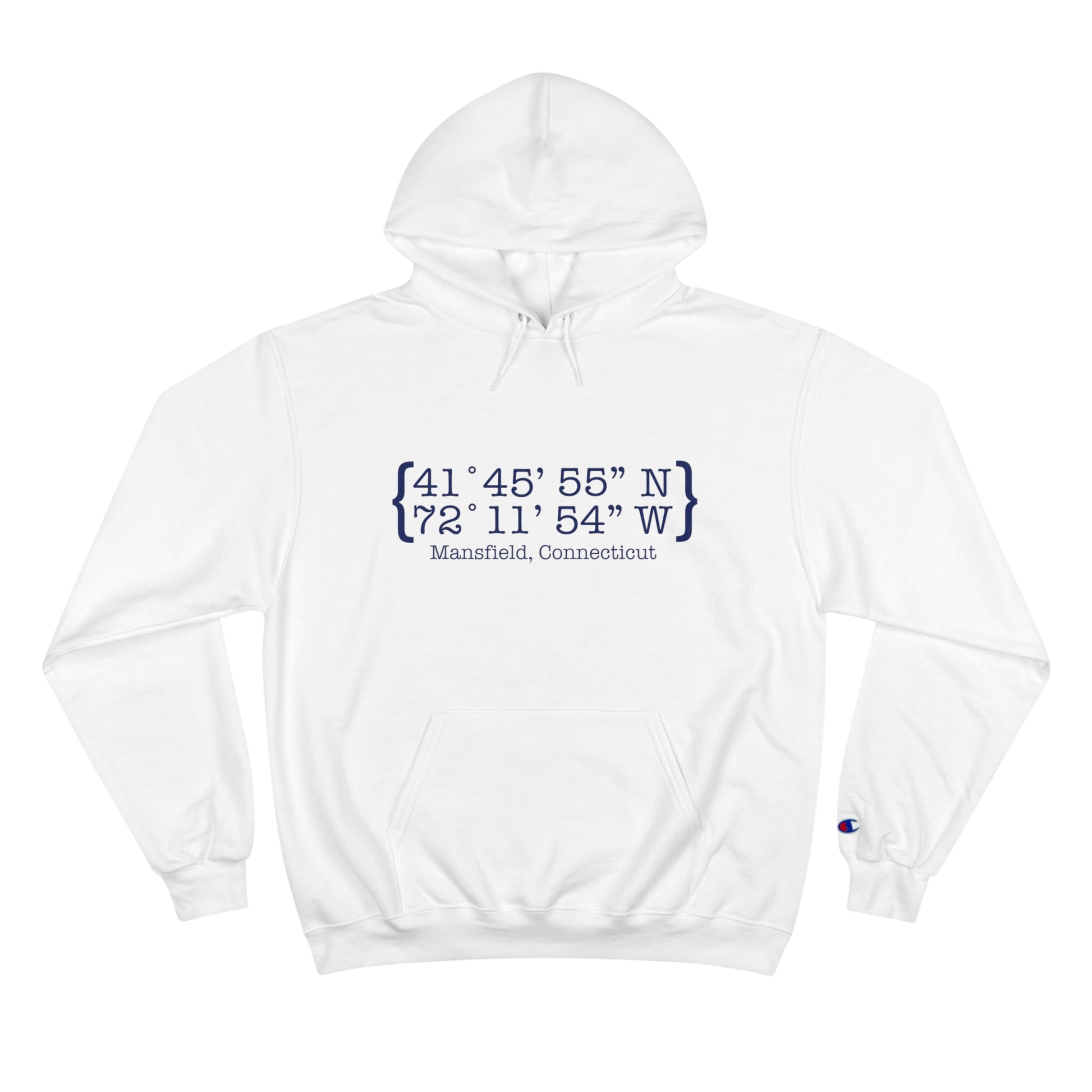 Mansfield Coordinates// Mansfield Connecticut hoodie champion  sweatshirt // finding connecticut 