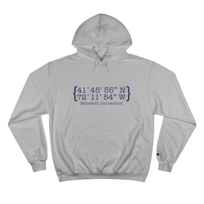 Mansfield Coordinates// Mansfield Connecticut hoodie champion  sweatshirt // finding connecticut 