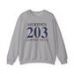 Meriden 203 Connecticut // meriden Connecticut sweatshirts // finding connecticut 