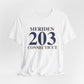 Meriden 203 Connecticut // meriden Connecticut unisex t shirts  // finding connecticut 
