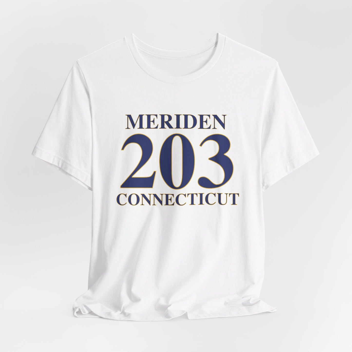 Meriden 203 Connecticut // meriden Connecticut unisex t shirts  // finding connecticut 