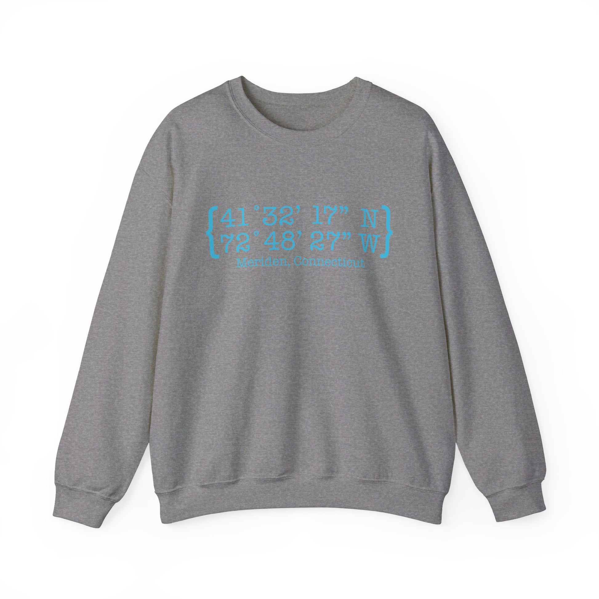 Meriden Coordinates // Meriden CT sweatshirt  // finding connecticut 