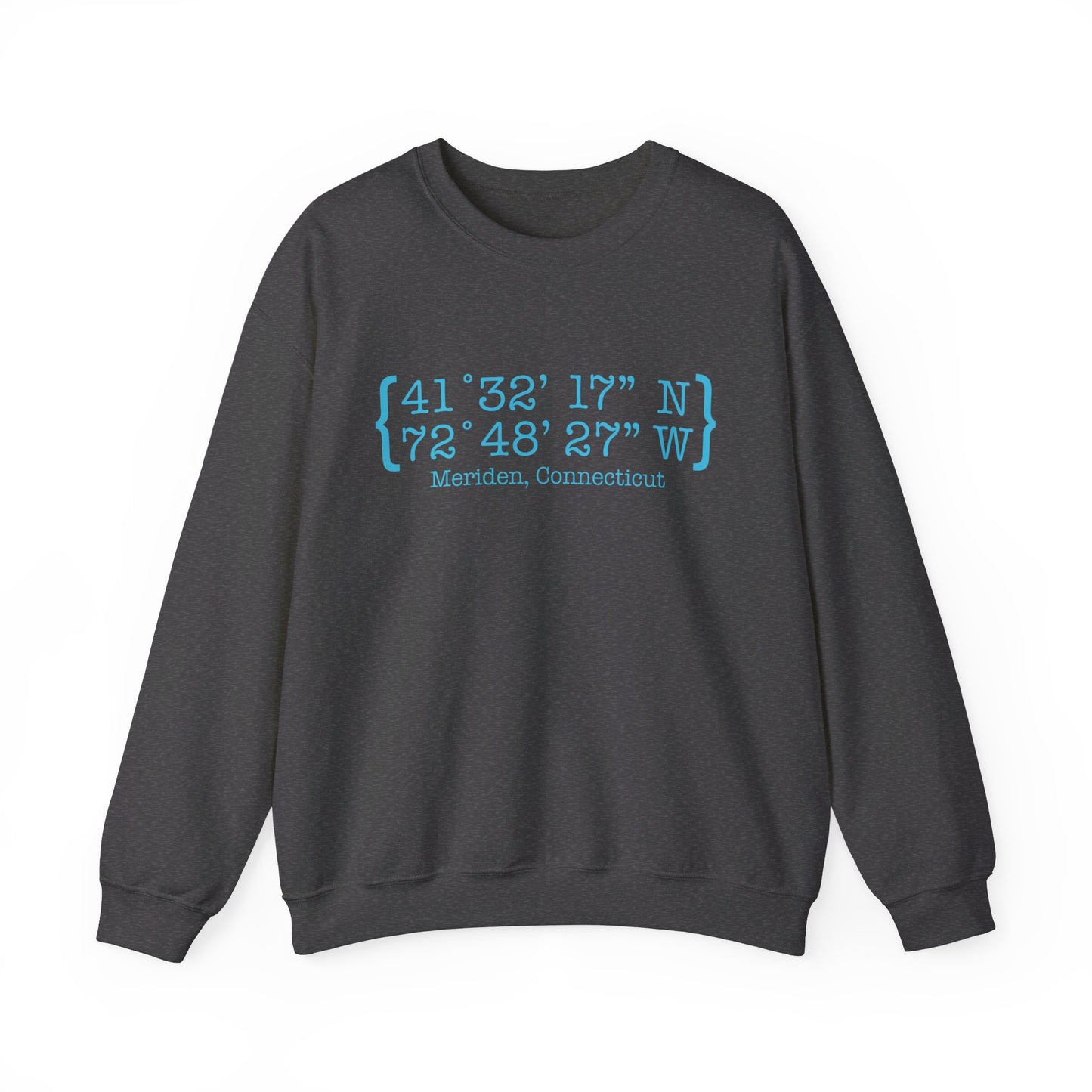 Meriden Coordinates // Meriden CT sweatshirt  // finding connecticut 