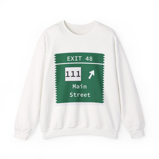 Meritt Parkway Exit 48 sweatshirt - Trumbull Connecnticut gifts and merch by Finding  Connecticut