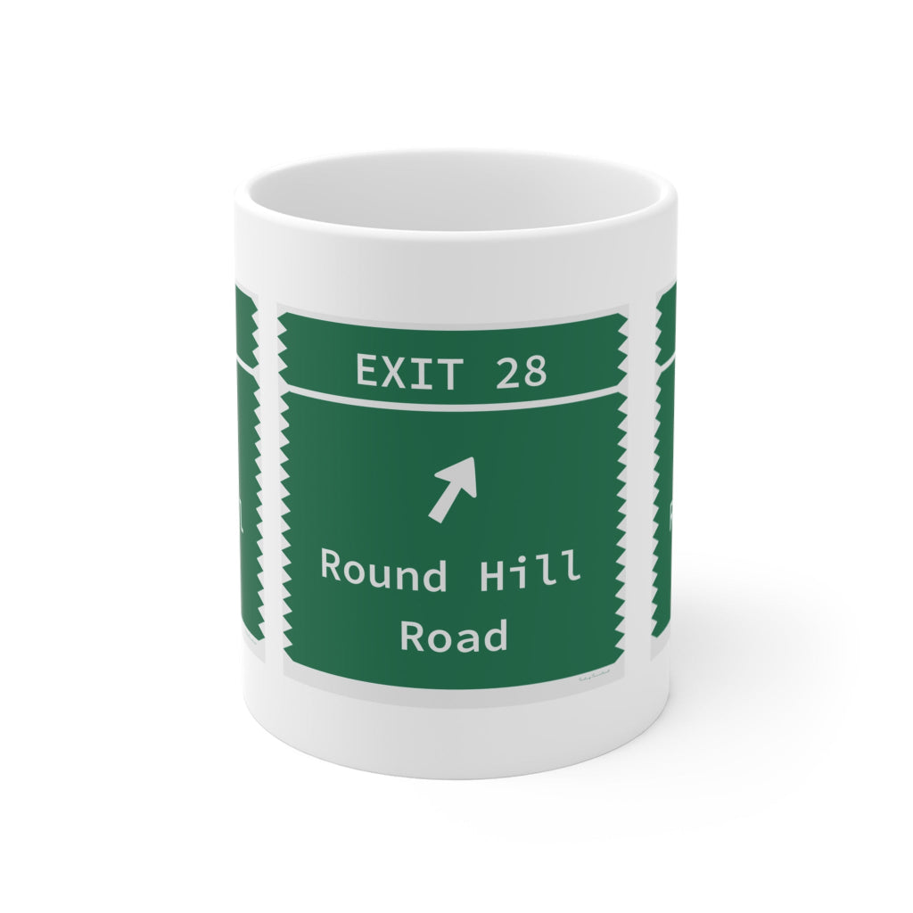Merritt Parkway Exit 28 Mug - greenwich Connecticut gifts and merch by Finding Connecticut 