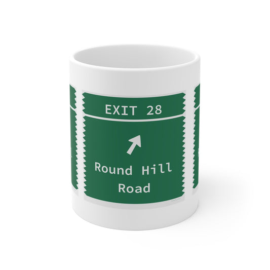 Merritt Parkway Exit 28 Mug - greenwich Connecticut gifts and merch by Finding Connecticut 
