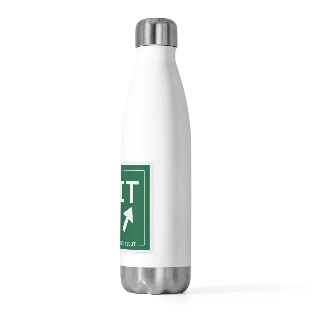 Merritt Parkway Exit 29 water bottle - Greenwich Connecticut gifts and merch by Finding Connecticut 