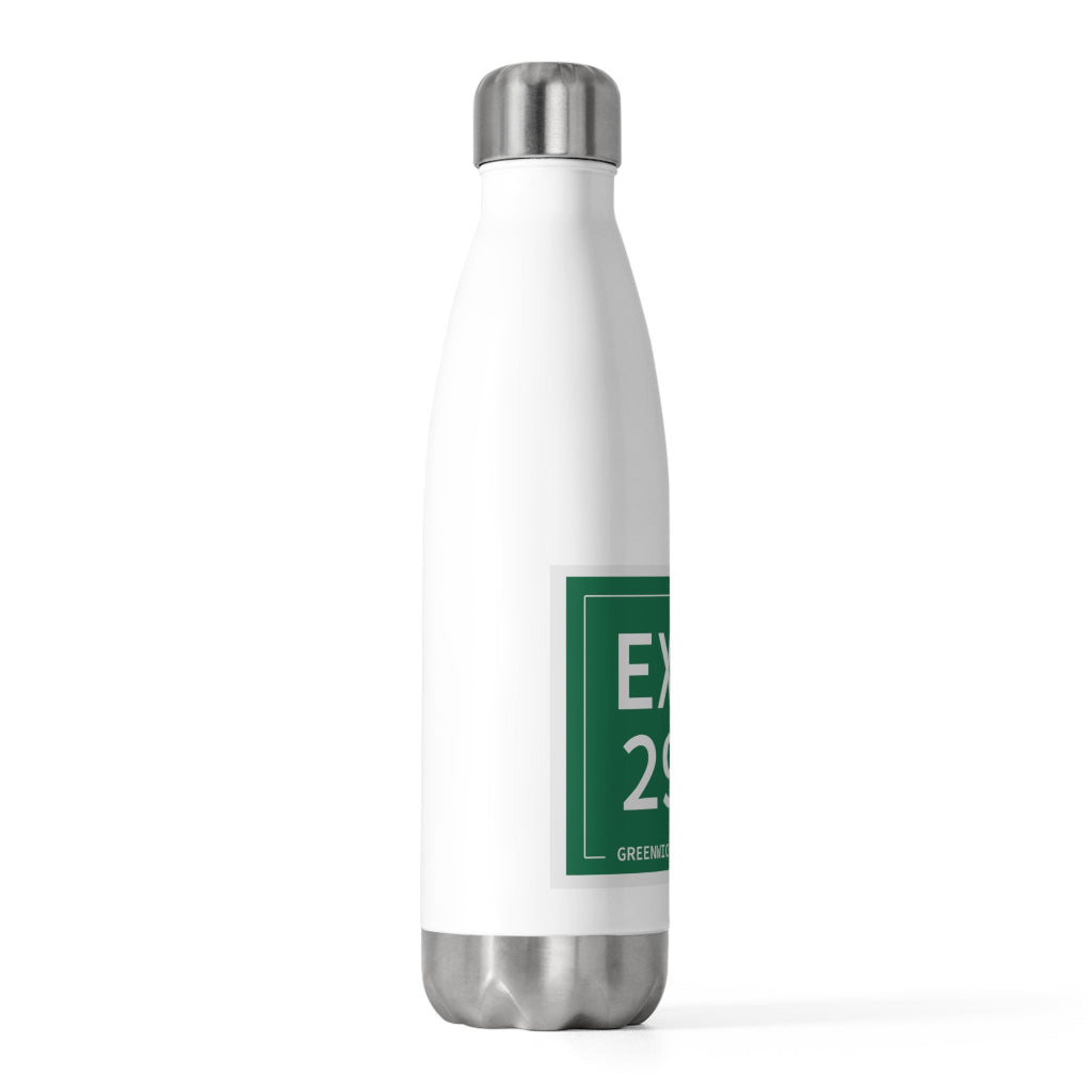 Merritt Parkway Exit 29 water bottle - Greenwich Connecticut gifts and merch by Finding Connecticut 