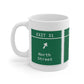 Merritt Parkway Exit 31 Mug - Greenwich Connecticut Gifts and merch by Finding Connecticut 