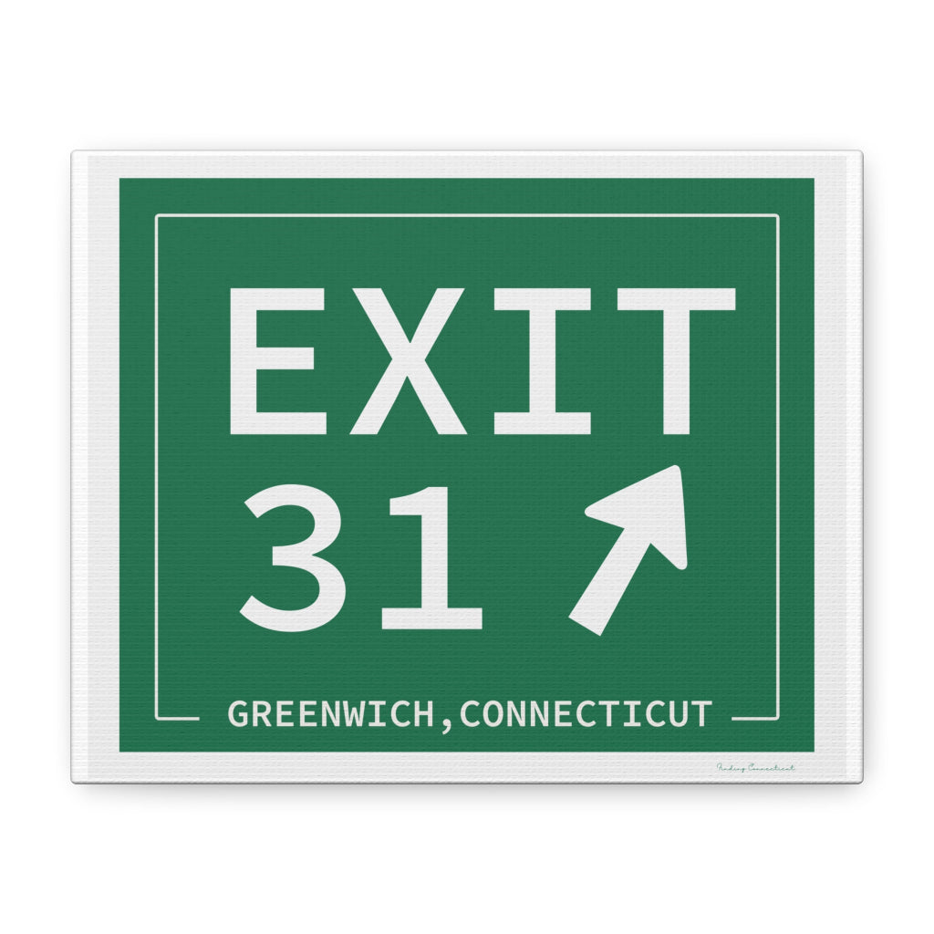 Merritt Parkway Exit 31 decor - Greenwich Connecticut gifts and merch by finding connecticut 