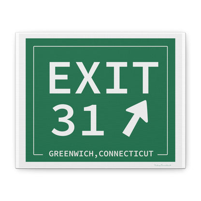 Merritt Parkway Exit 31 decor - Greenwich Connecticut gifts and merch by finding connecticut 