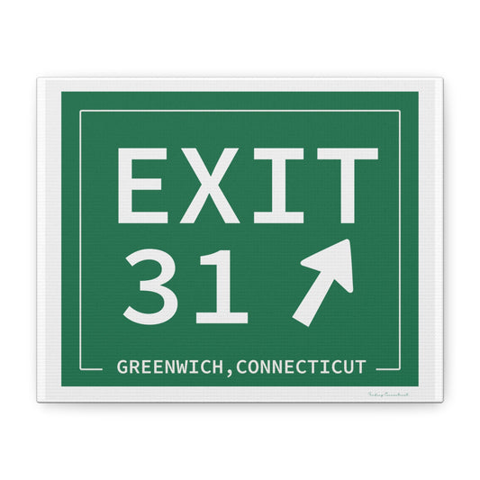 Merritt Parkway Exit 31 decor - Greenwich Connecticut gifts and merch by finding connecticut 