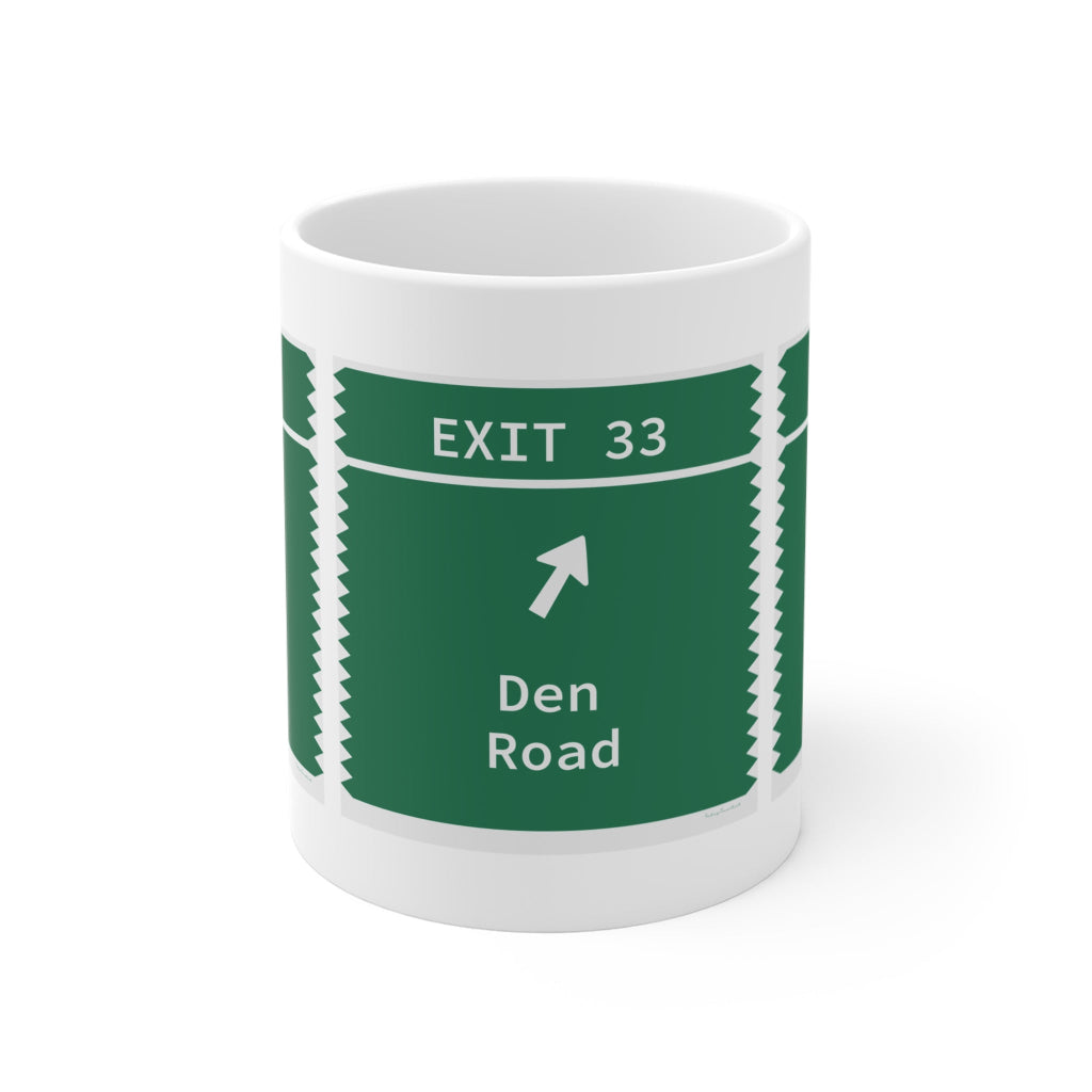 Merritt Parkway Exit 33 Mug - Stamford Connecticut gifts and merch by Finding Connecticut 