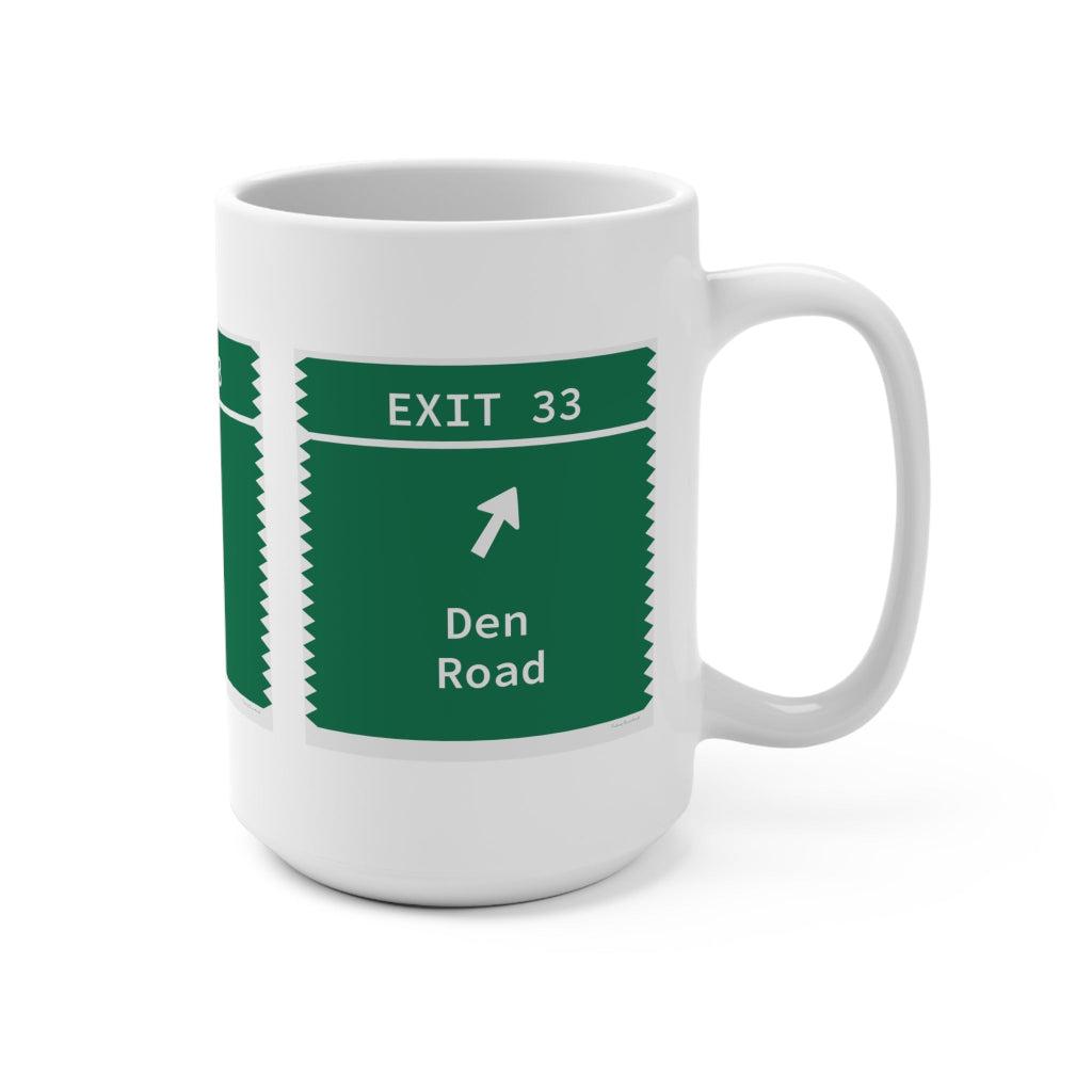 Merritt Parkway Exit 33 mug - Stamford Connecticut gifts and merch by Finding Connecticut 