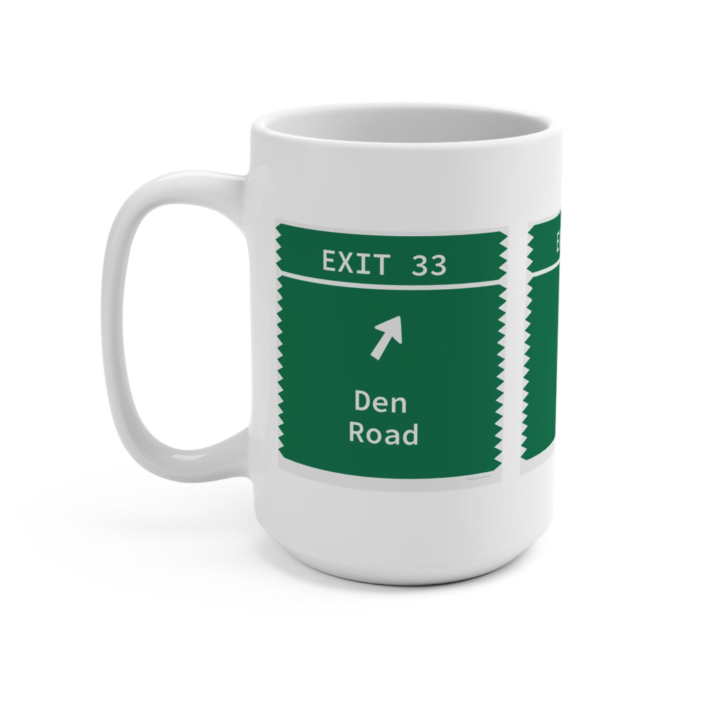 Merritt Parkway Exit 33 mug - Stamford Connecticut gifts and merch by Finding Connecticut 