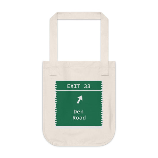 Merritt Parkway Exit 33 tote bag - Stamford Connecticut gifts and merch by Finding Connecticut 