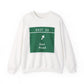Merritt Parkway Exit 33 unisex sweatshirt - Stamford Connecticut gifts and merch by Finding Connecticut 