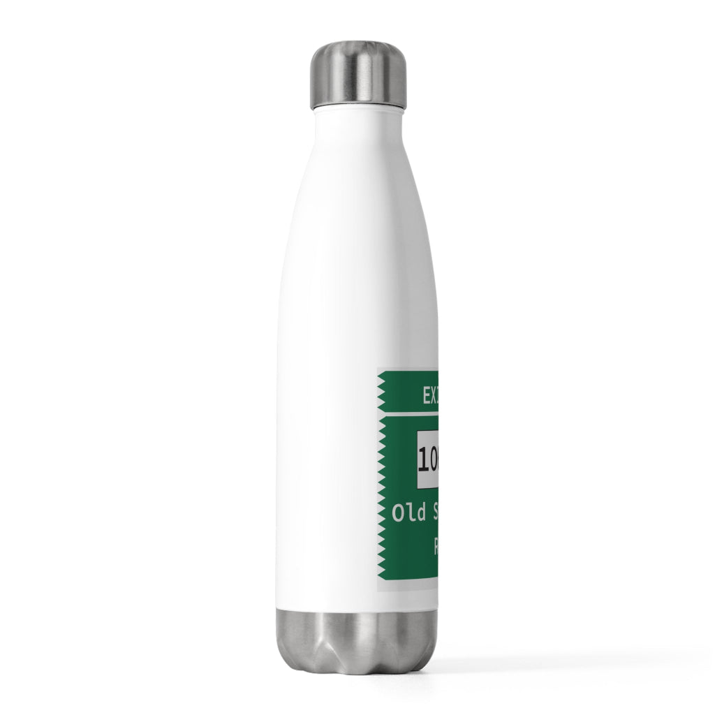 Merritt Parkway Exit 36 water bottle - Merritt Parkway and New Canaan Connecticut gifts and merch by Finding Connecticut 
